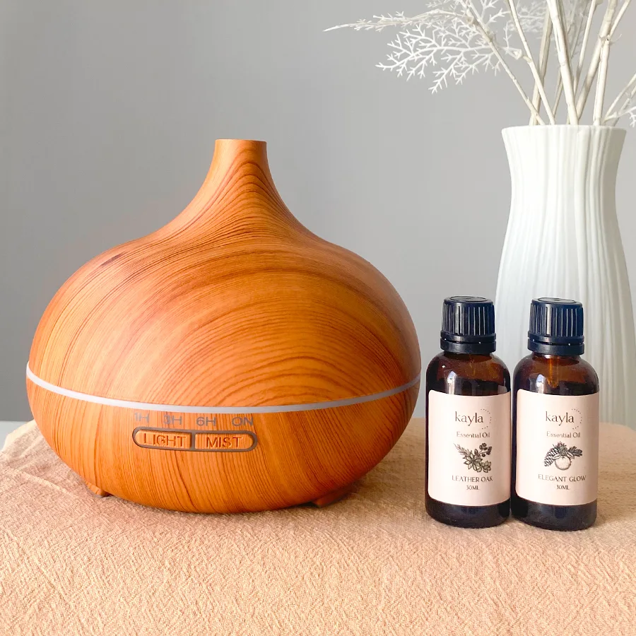 Máy xông tinh dầu kèm remote lưu hương